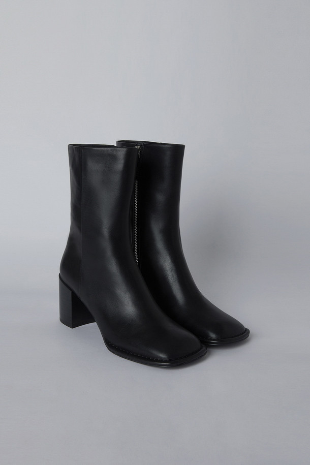 SUECOMMA BONNIE - 부츠/워커 - Square ankle boots(black)