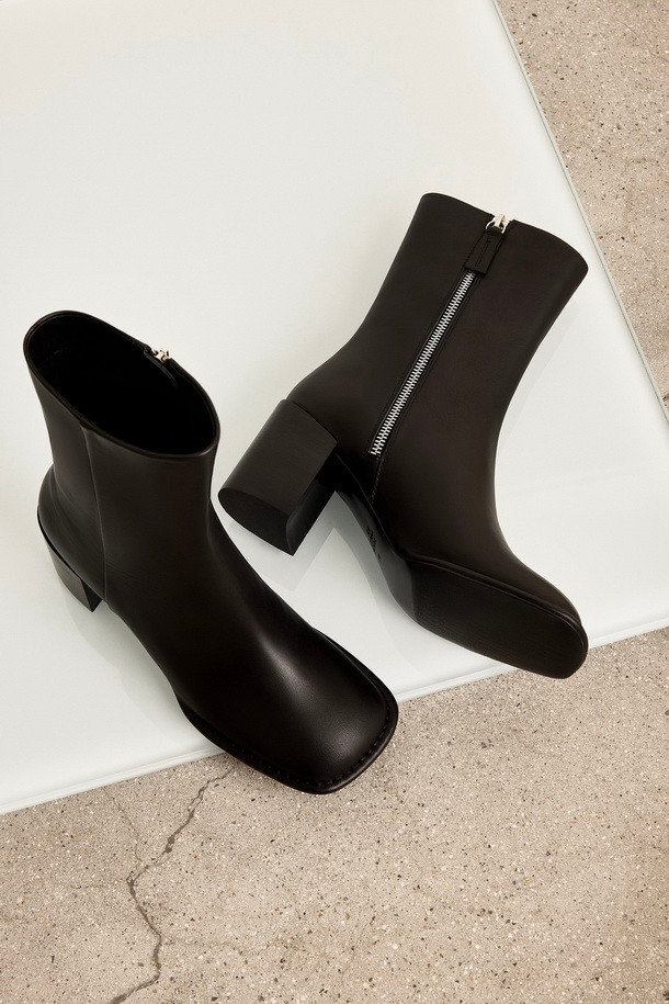 SUECOMMA BONNIE - 부츠/워커 - Square ankle boots(black)