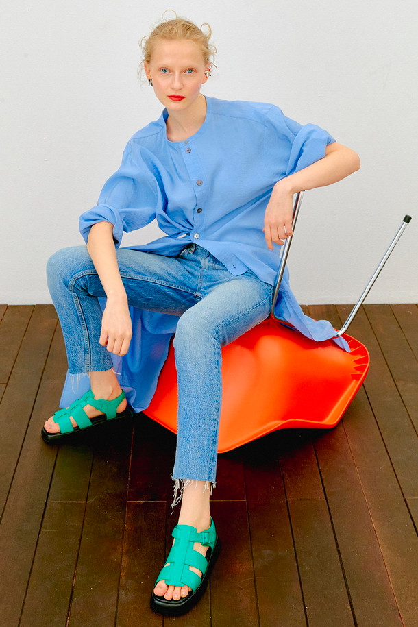 SUECOMMA BONNIE - 샌들 - Misty sandal(green)