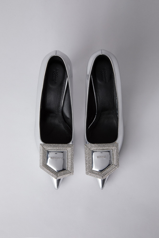 SUECOMMA BONNIE - 펌프스 - Pebble jewelry pumps(silver)