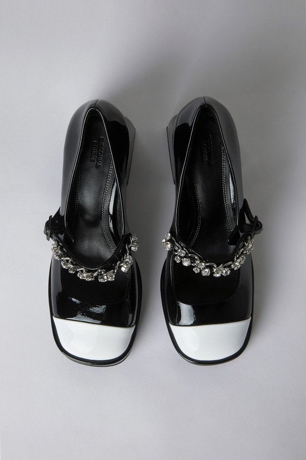 SUECOMMA BONNIE - 펌프스 - Chain mary jane pumps(black)