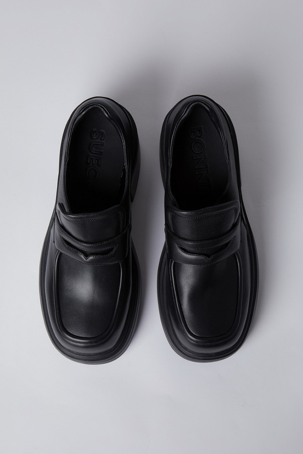 SUECOMMA BONNIE - 플랫 - Duggy penny loafer(black)