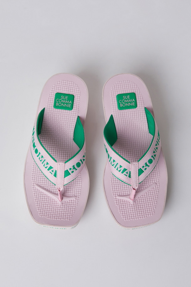 SUECOMMA BONNIE - 샌들 - [셀럽착용]Punchbowl flip-flop(pink)