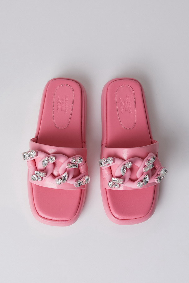 SUECOMMA BONNIE - 샌들/뮬 - Prism sandal(pink)