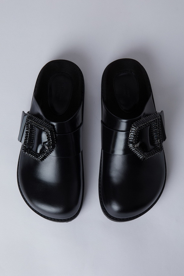 SUECOMMA BONNIE - 샌들 - Polygon mule(black)