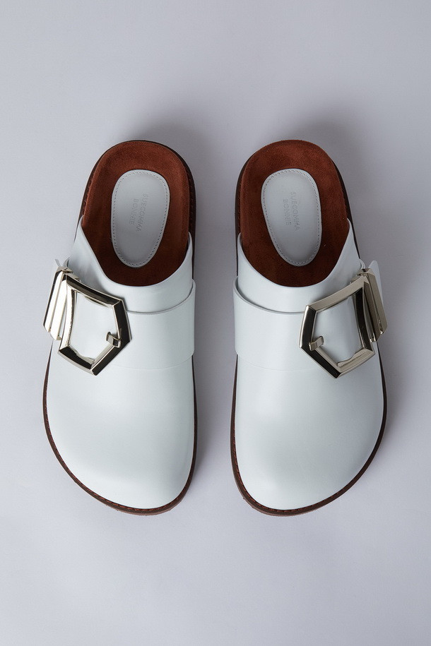 SUECOMMA BONNIE - 샌들 - Polygon mule(white)