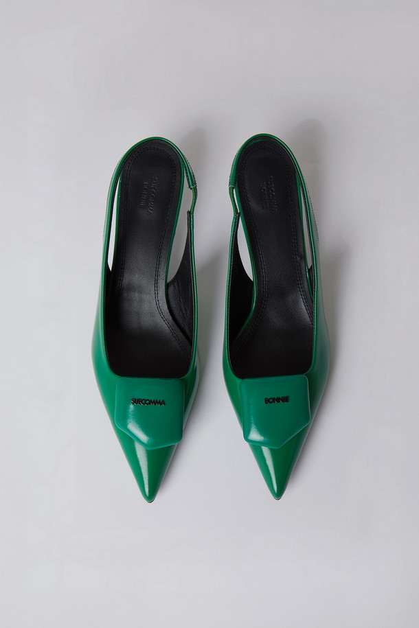 SUECOMMA BONNIE - 펌프스 - Pebble slingback(green)