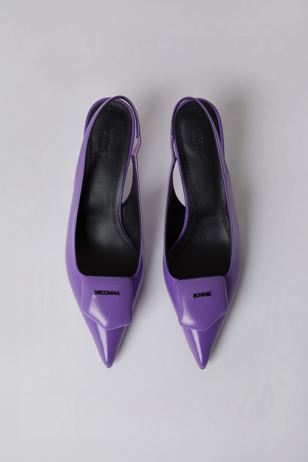 SUECOMMA BONNIE - 펌프스 - Pebble slingback(purple)