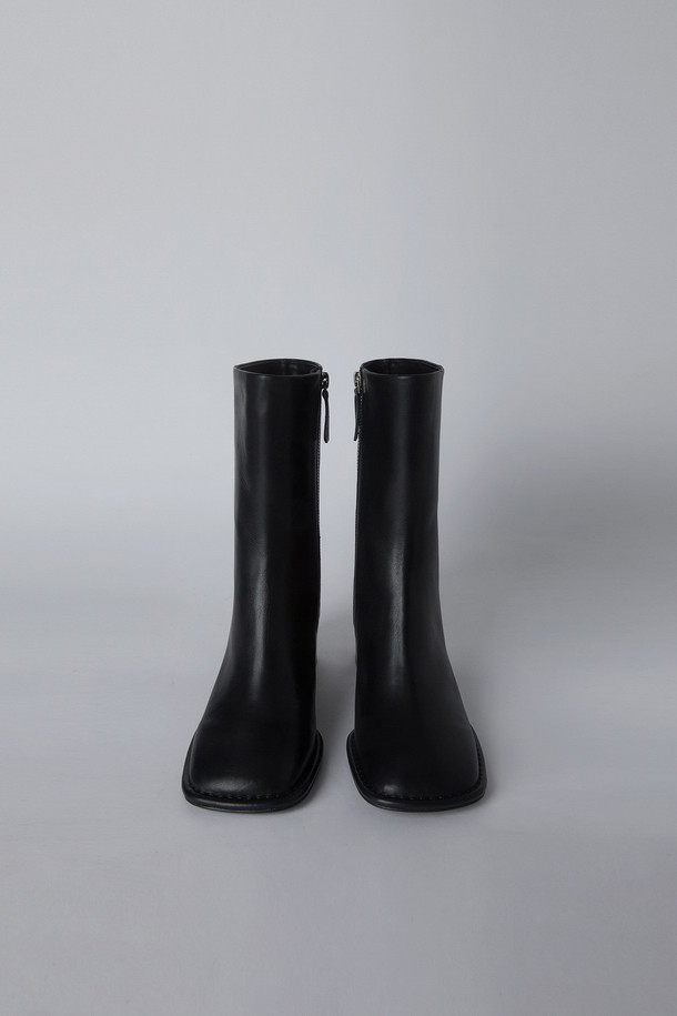 SUECOMMA BONNIE - 부츠/워커 - Square ankle boots(black)