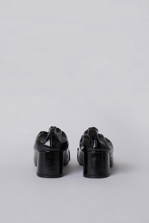 SUECOMMA BONNIE - 플랫 - Jewelry toe middle loafer(black)