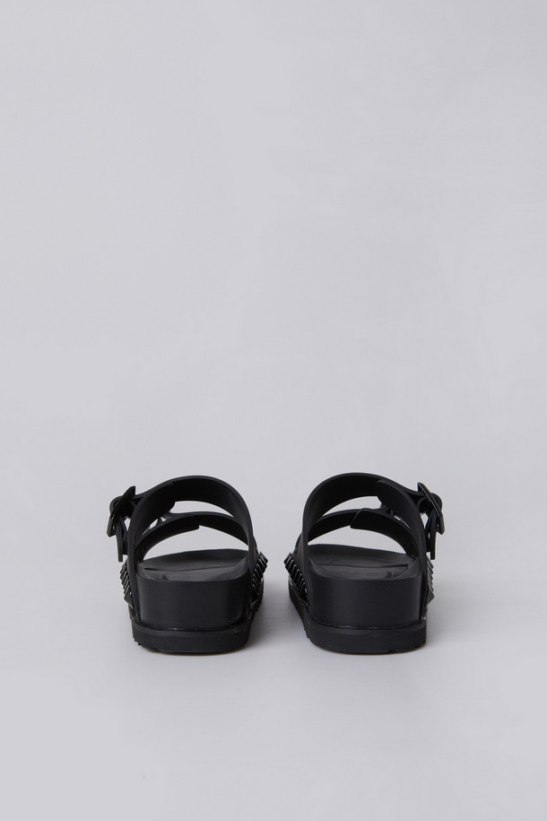 SUECOMMA BONNIE - 샌들/뮬 - [셀럽착용]Spike J sandal(black)