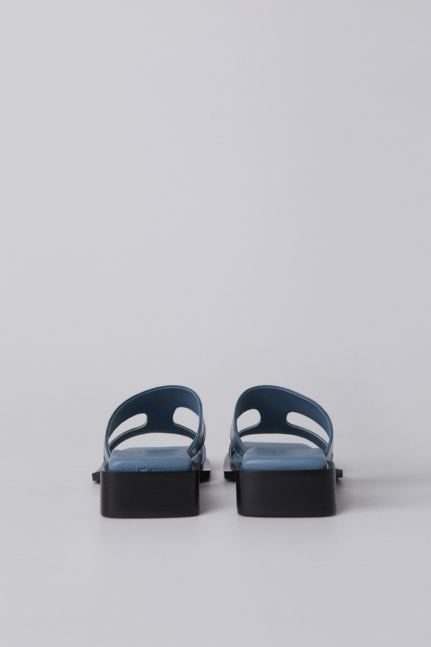 SUECOMMA BONNIE - 샌들/뮬 - Square toe sandal(blue)h