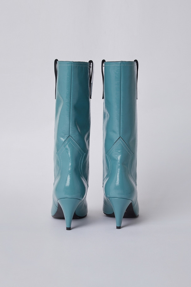 SUECOMMA BONNIE - 부츠/워커 - Western heel boots(mint)