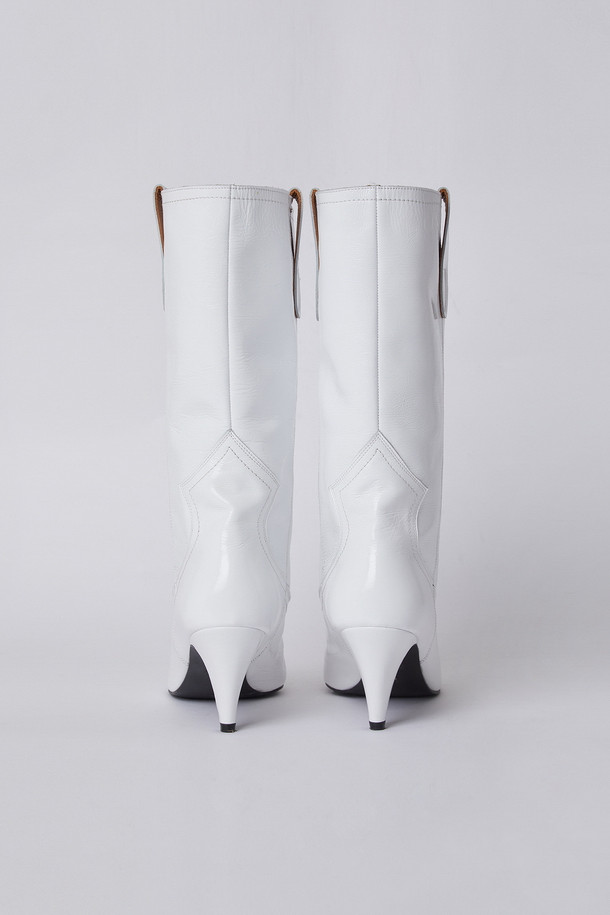 SUECOMMA BONNIE - 부츠/워커 - Western heel boots(white)