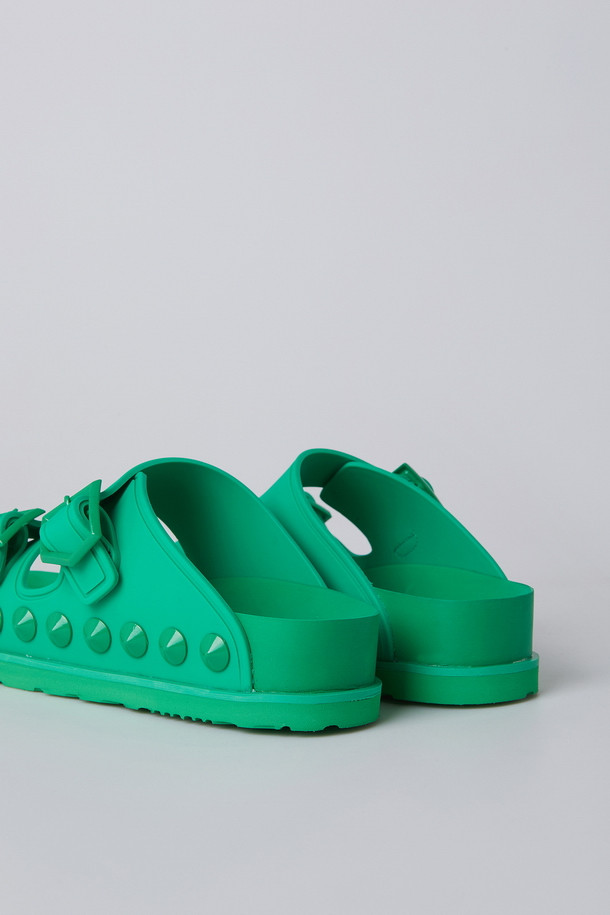 SUECOMMA BONNIE - 샌들/뮬 - Spike J sandal(green)