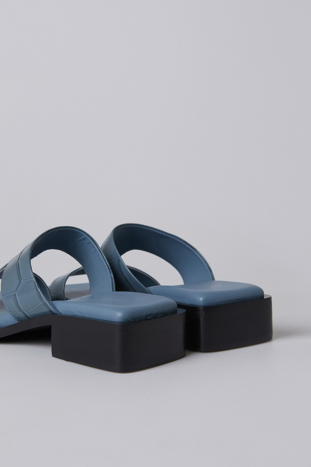 SUECOMMA BONNIE - 샌들/뮬 - Square toe sandal(blue)h