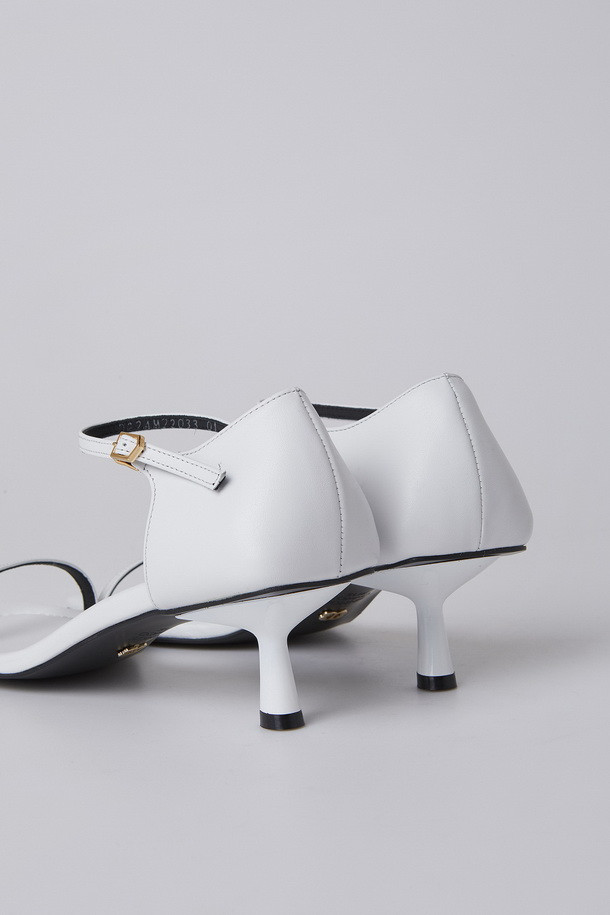 SUECOMMA BONNIE - 샌들 - Jade heel sandal(white)