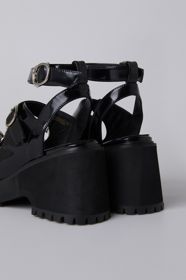 SUECOMMA BONNIE - 샌들 - [셀럽착용]Prism walker sandal(black)