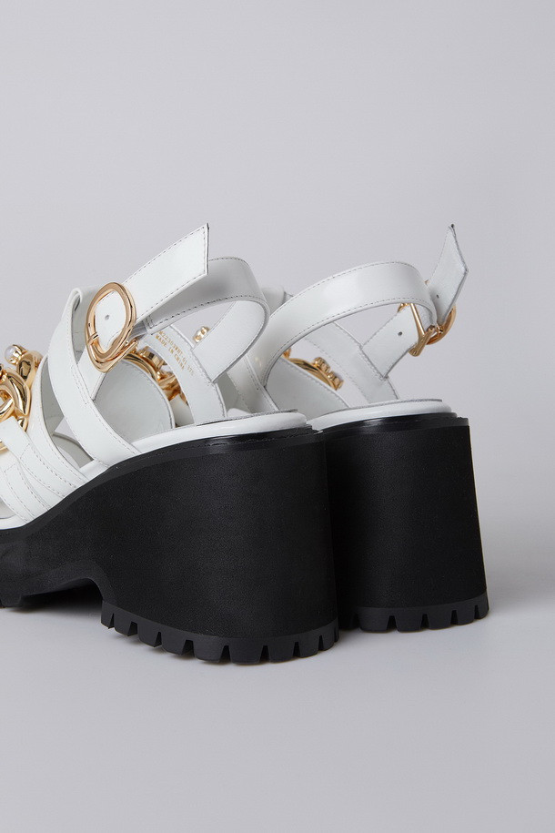 SUECOMMA BONNIE - 샌들 - Prism walker sandal(white)