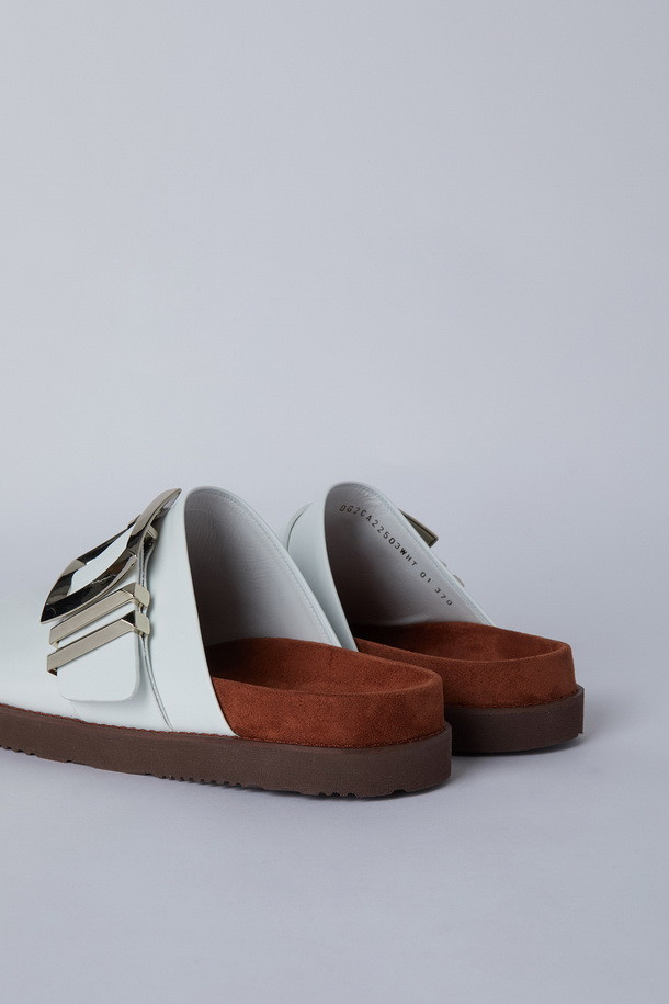 SUECOMMA BONNIE - 샌들 - Polygon mule(white)