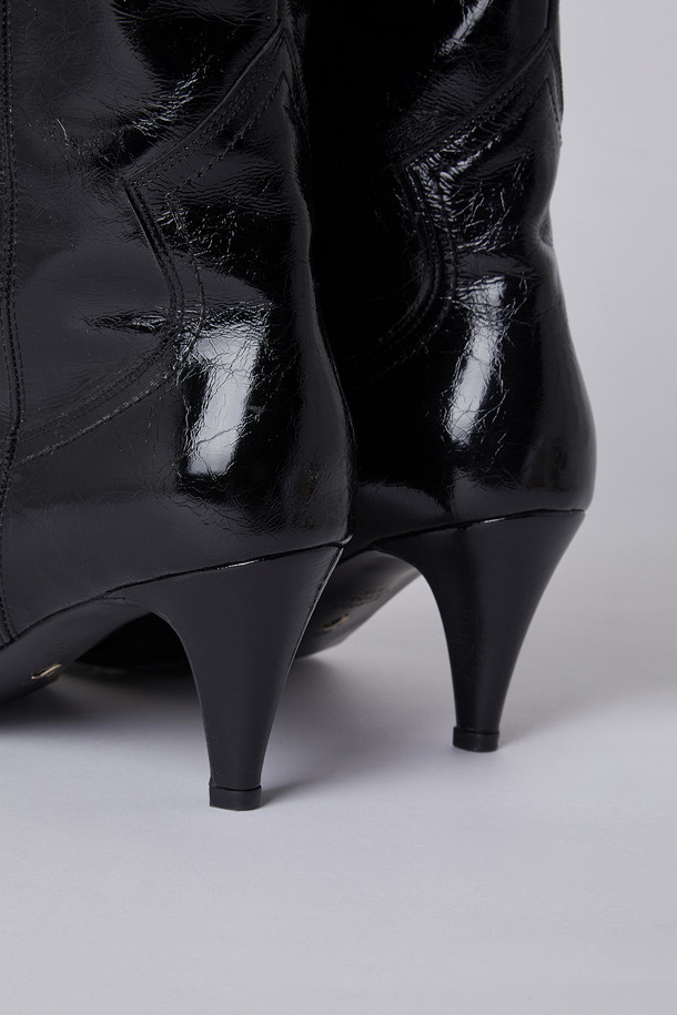 SUECOMMA BONNIE - 부츠/워커 - Western heel boots(black)