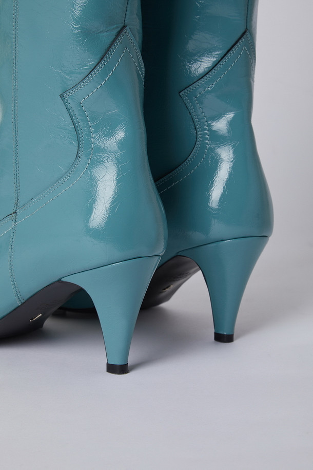 SUECOMMA BONNIE - 부츠/워커 - Western heel boots(mint)