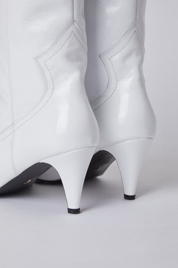 SUECOMMA BONNIE - 부츠/워커 - Western heel boots(white)