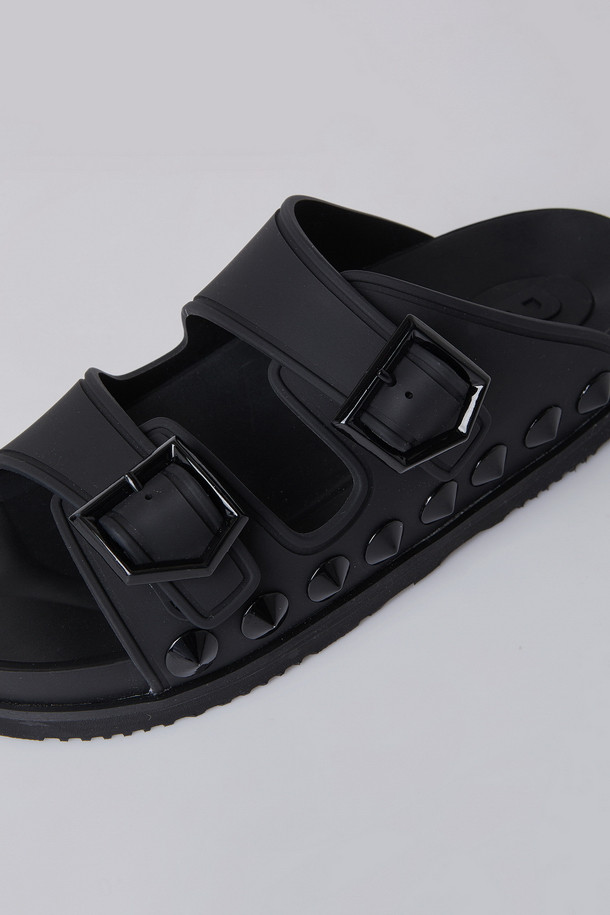 SUECOMMA BONNIE - 샌들/뮬 - [셀럽착용]Spike J sandal(black)