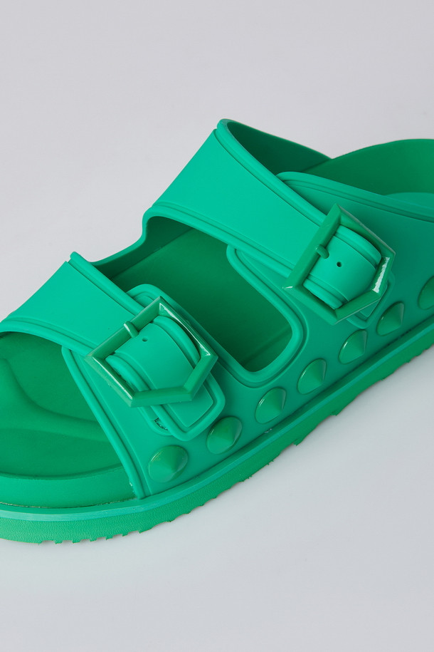 SUECOMMA BONNIE - 샌들/뮬 - Spike J sandal(green)