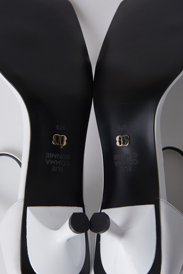 SUECOMMA BONNIE - 샌들 - Jade heel sandal(white)