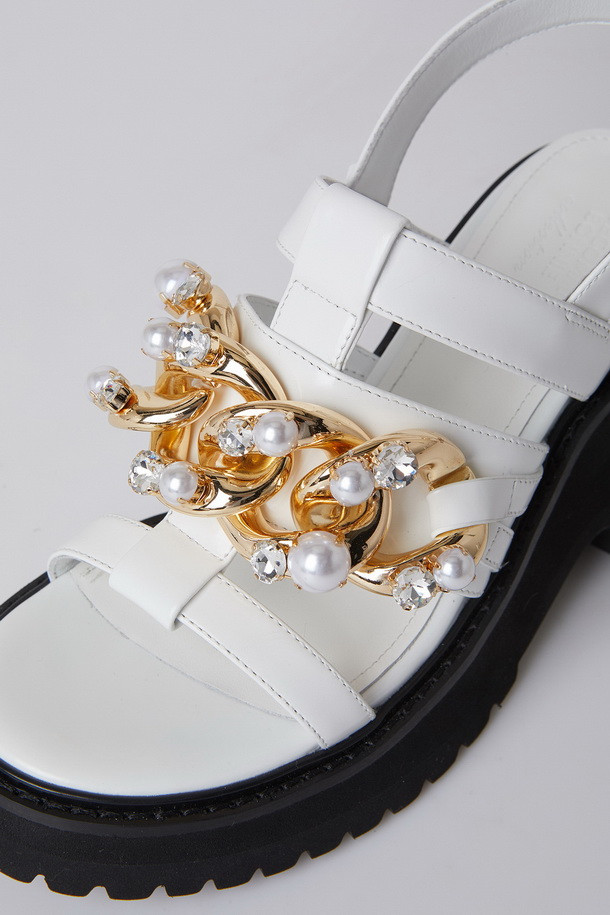 SUECOMMA BONNIE - 샌들 - Prism walker sandal(white)