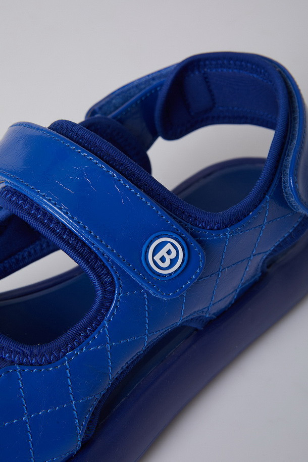 SUECOMMA BONNIE - 샌들 - Quilting casual sandal(blue)