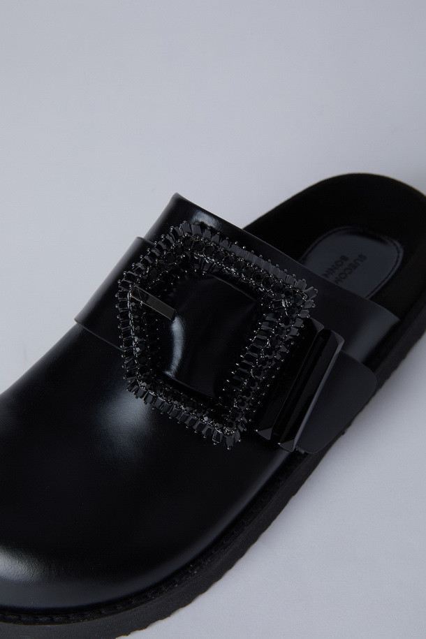 SUECOMMA BONNIE - 샌들 - Polygon mule(black)