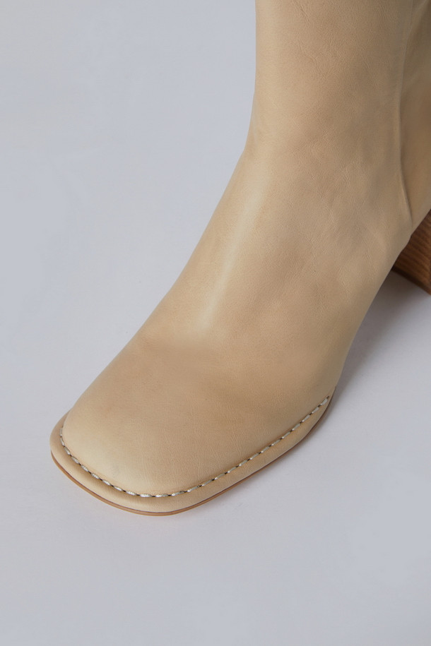 SUECOMMA BONNIE - 부츠/워커 - Square ankle boots(beige)