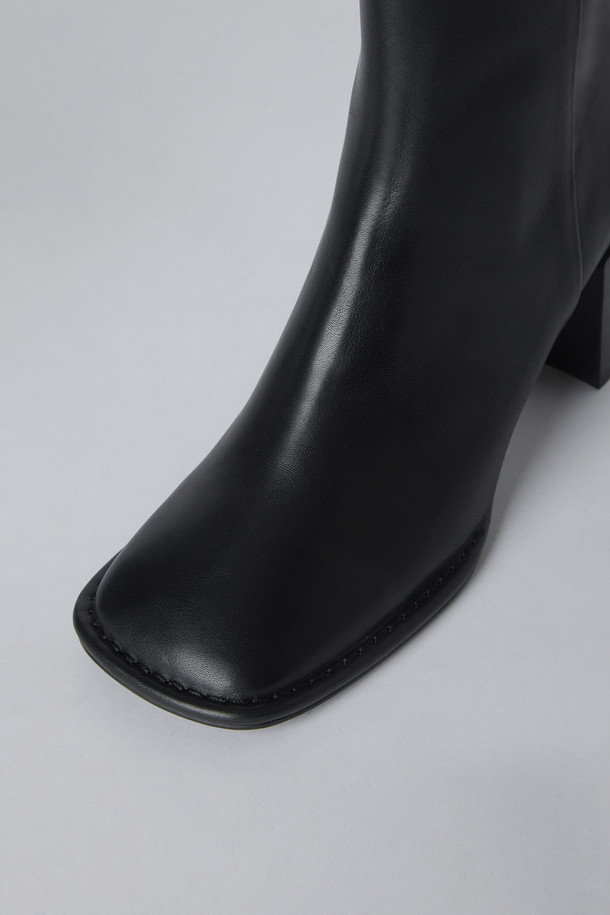 SUECOMMA BONNIE - 부츠/워커 - Square ankle boots(black)