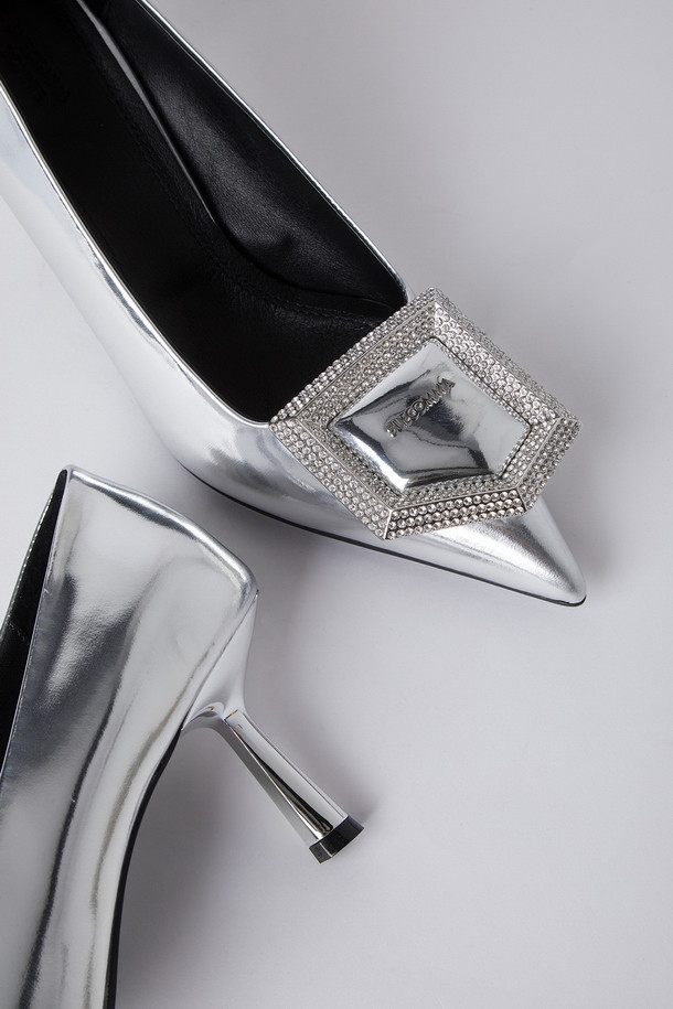 SUECOMMA BONNIE - 펌프스 - Pebble jewelry pumps(silver)