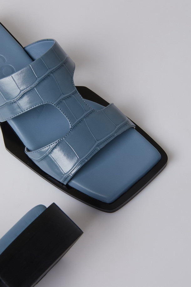 SUECOMMA BONNIE - 샌들/뮬 - Square toe sandal(blue)h