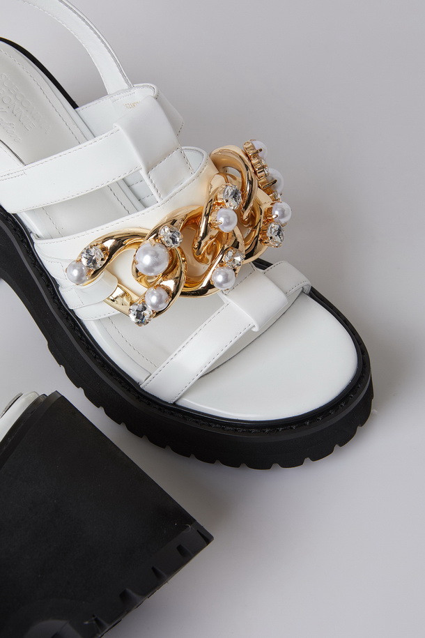 SUECOMMA BONNIE - 샌들 - Prism walker sandal(white)