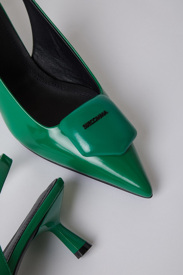 SUECOMMA BONNIE - 펌프스 - Pebble slingback(green)