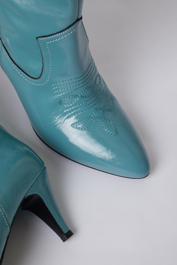 SUECOMMA BONNIE - 부츠/워커 - Western heel boots(mint)