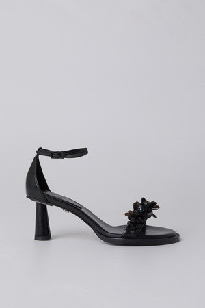 Fleur heel sandal(black)