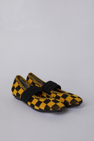 [SB X NODO KNITS] Checkerboard e-band knit flat(black)