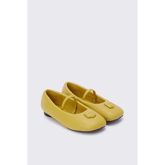 Polygon mary jane flat(yellow)