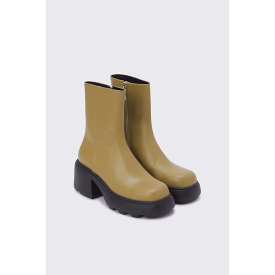 Duggy ankle boots(khaki)