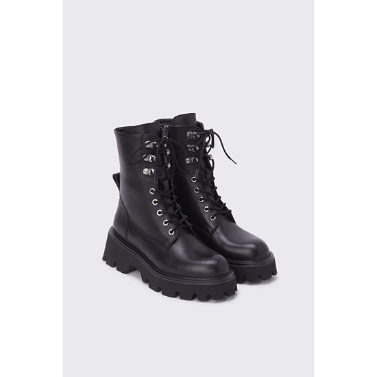 Basic lace-up walker(black)