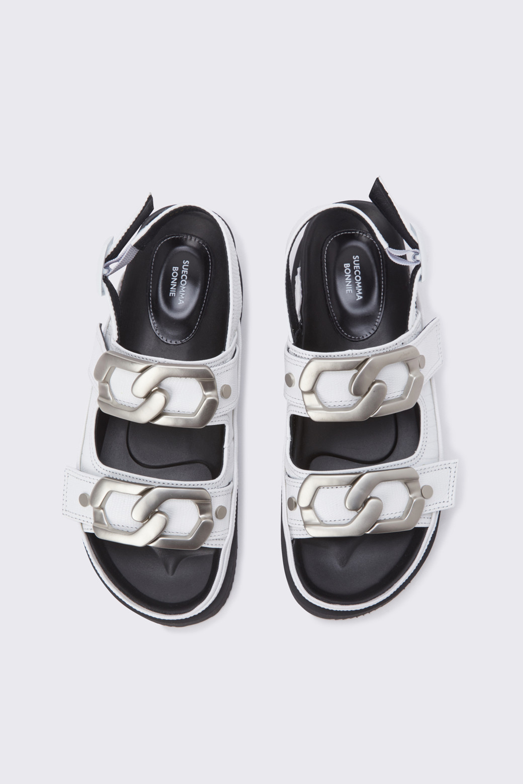[SUECOMMA BONNIE] Poly chain sandal WHITE/ 税込み Poly chain sandal(white)_SUECOMMA BONNIE - 코오롱몰