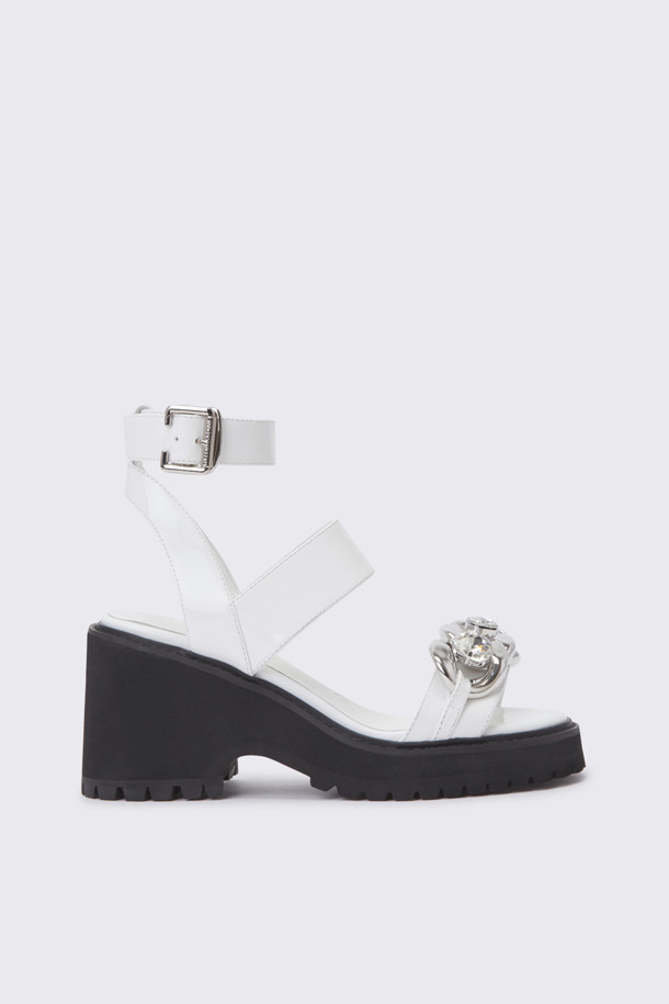 SUECOMMA BONNIE - 샌들 - Platform walker sandal(white)