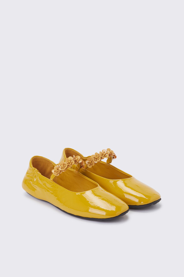 SUECOMMA BONNIE - 플랫 - Fleur flat(yellow)