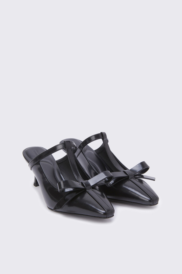 SUECOMMA BONNIE - 샌들 - T strap mule(black)