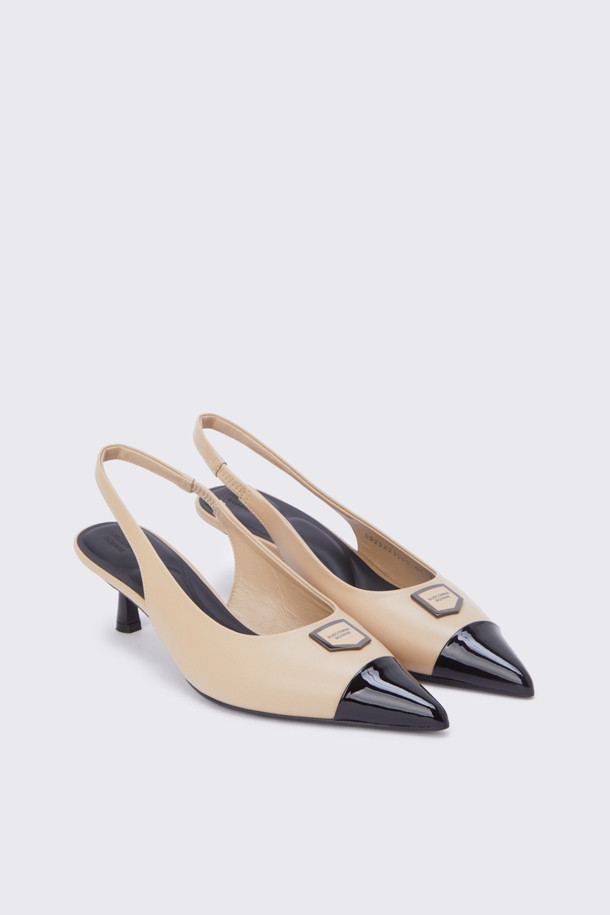 SUECOMMA BONNIE - 펌프스 - Polygon slingback(beige)